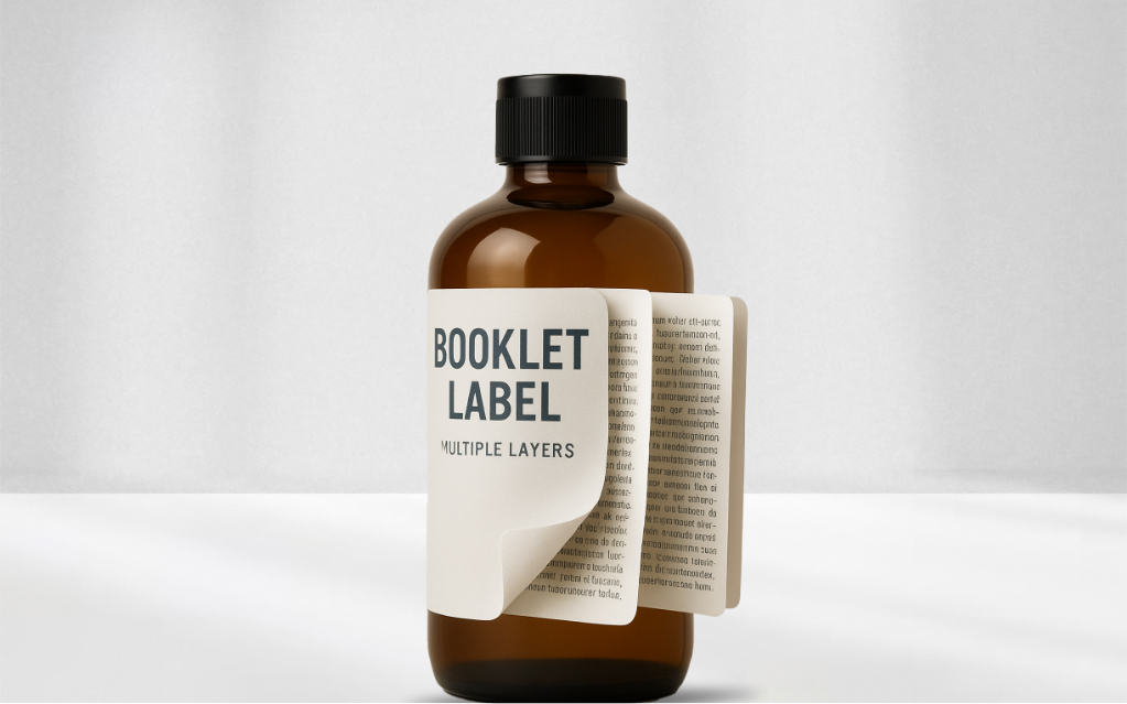 <p>Booklet-Etiketten – <br class="desk" />mit mehr Platz für <br class="desk" />Informationen</p>
